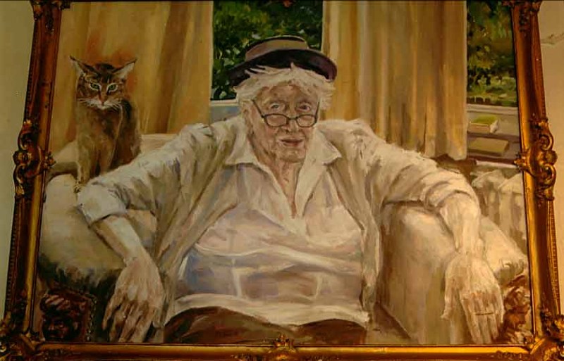Portret oude dame